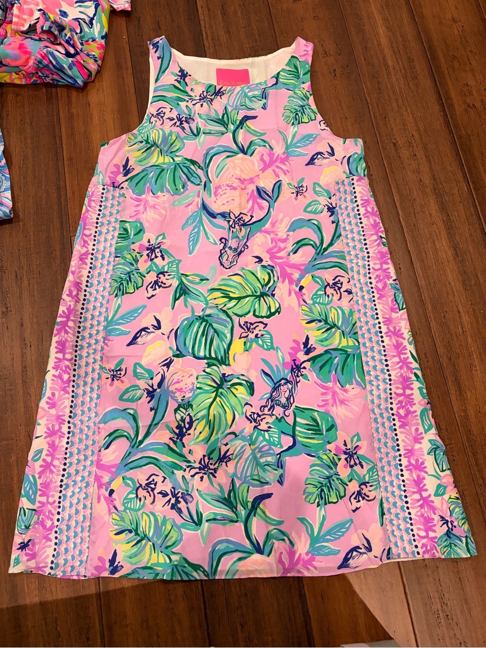 Lilly Pulitzer Pink Tropical Print Shift Dress